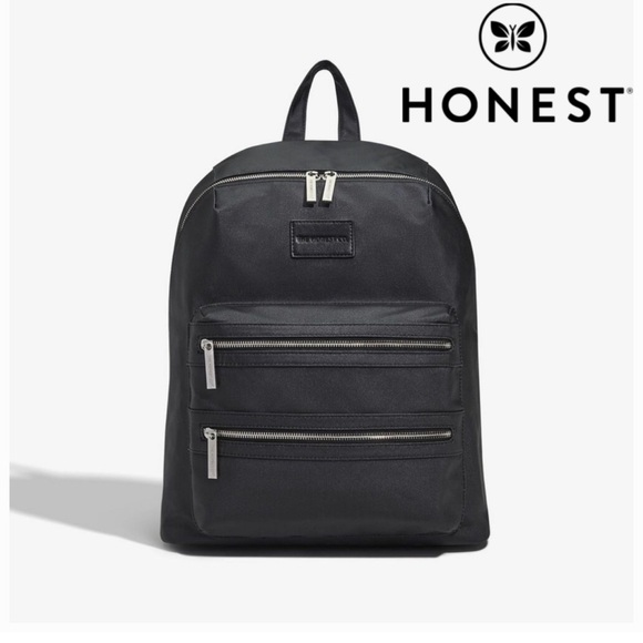 Honest Company Coated Canvas City Backpack new baby bag - Picture 2 of 12